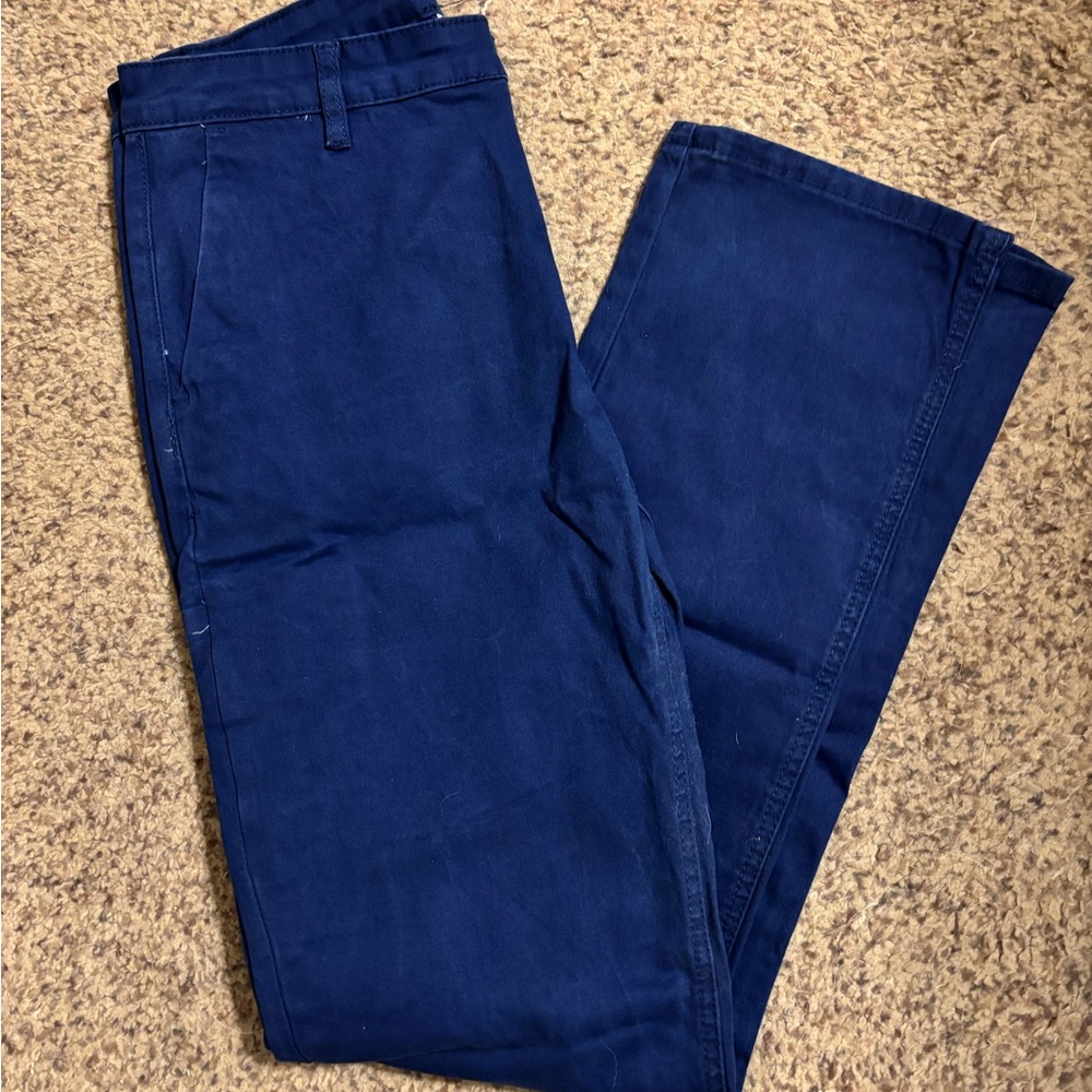 DC Men's Navy Chinos -Size 28 Slim